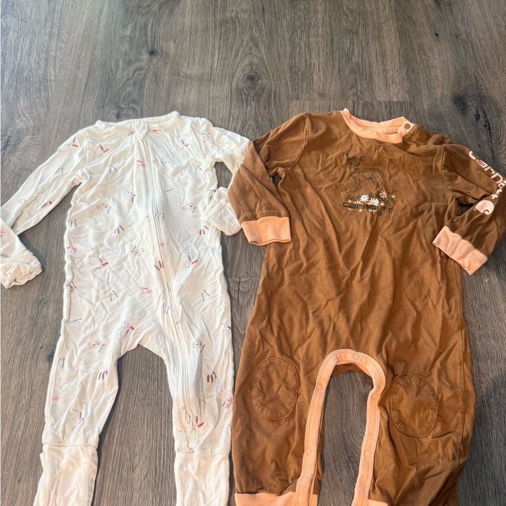 Carhartt and Purely Soft by Carters one-Piece Rompers